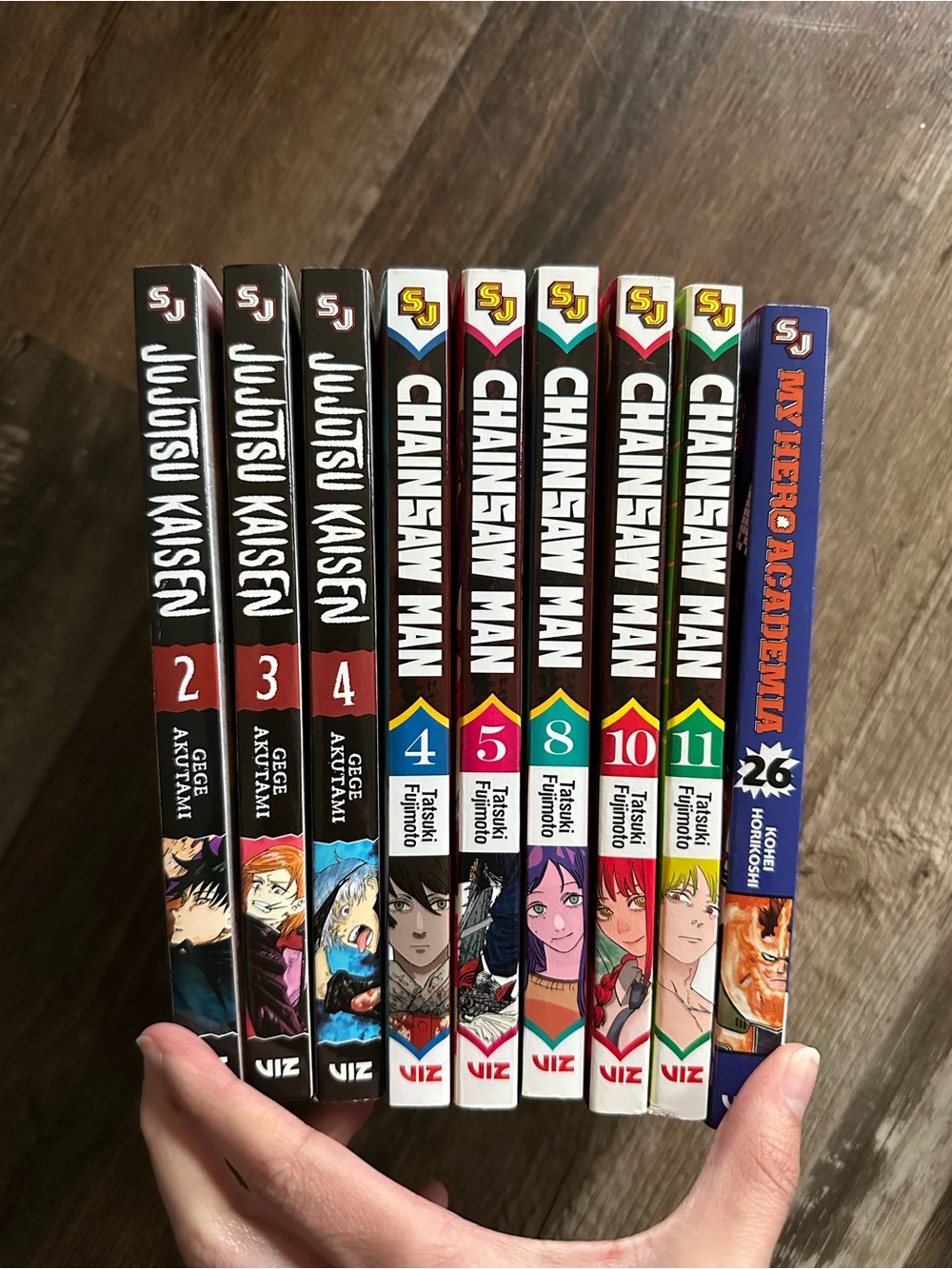 Manga Collection - Chainsaw Man, Jujutsu Kaisen & My Hero Academia